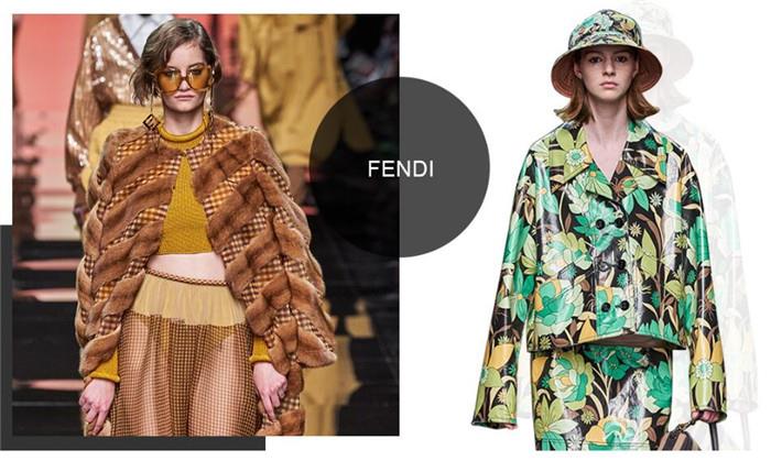Analysis of women's leather fur fur runway